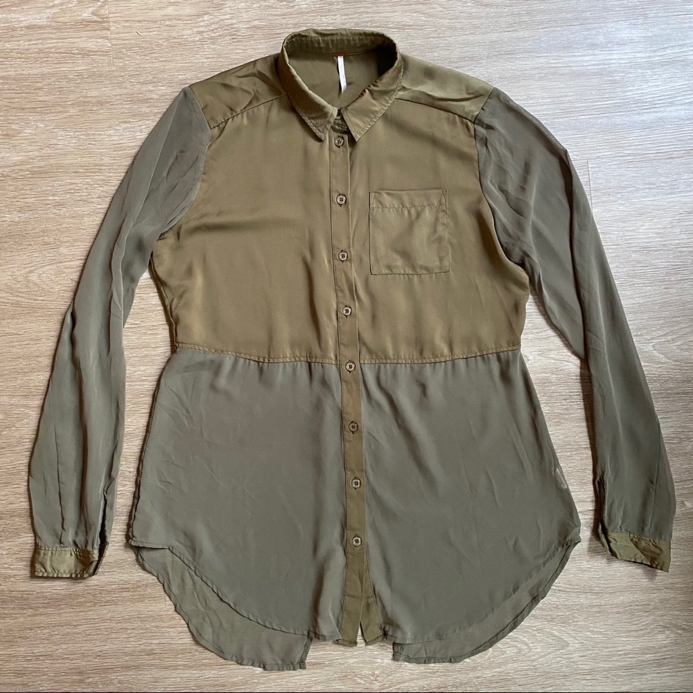 Free People 'Best of Both Worlds' Sheer Panel Top - Picture 4 of 10